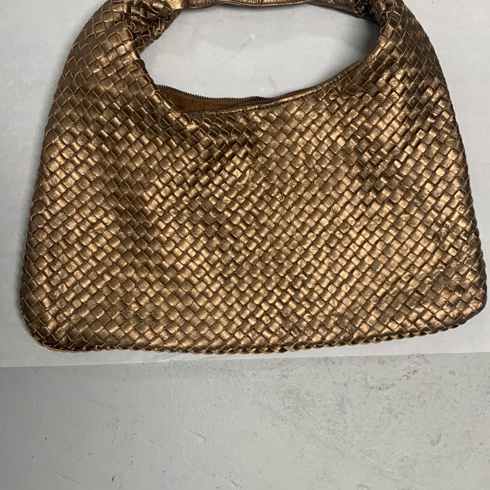 Gold Woven Women's Bag